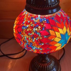 Amazing Multicolored Mosaic Lamp